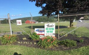 West End Fairgrounds flower bed