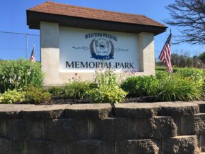 Western Pocono Memorial Park flower bed